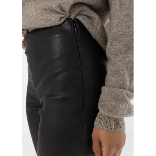 Coster Copenhagen Læder Leggings sort