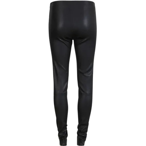 Coster Copenhagen Læder Leggings sort
