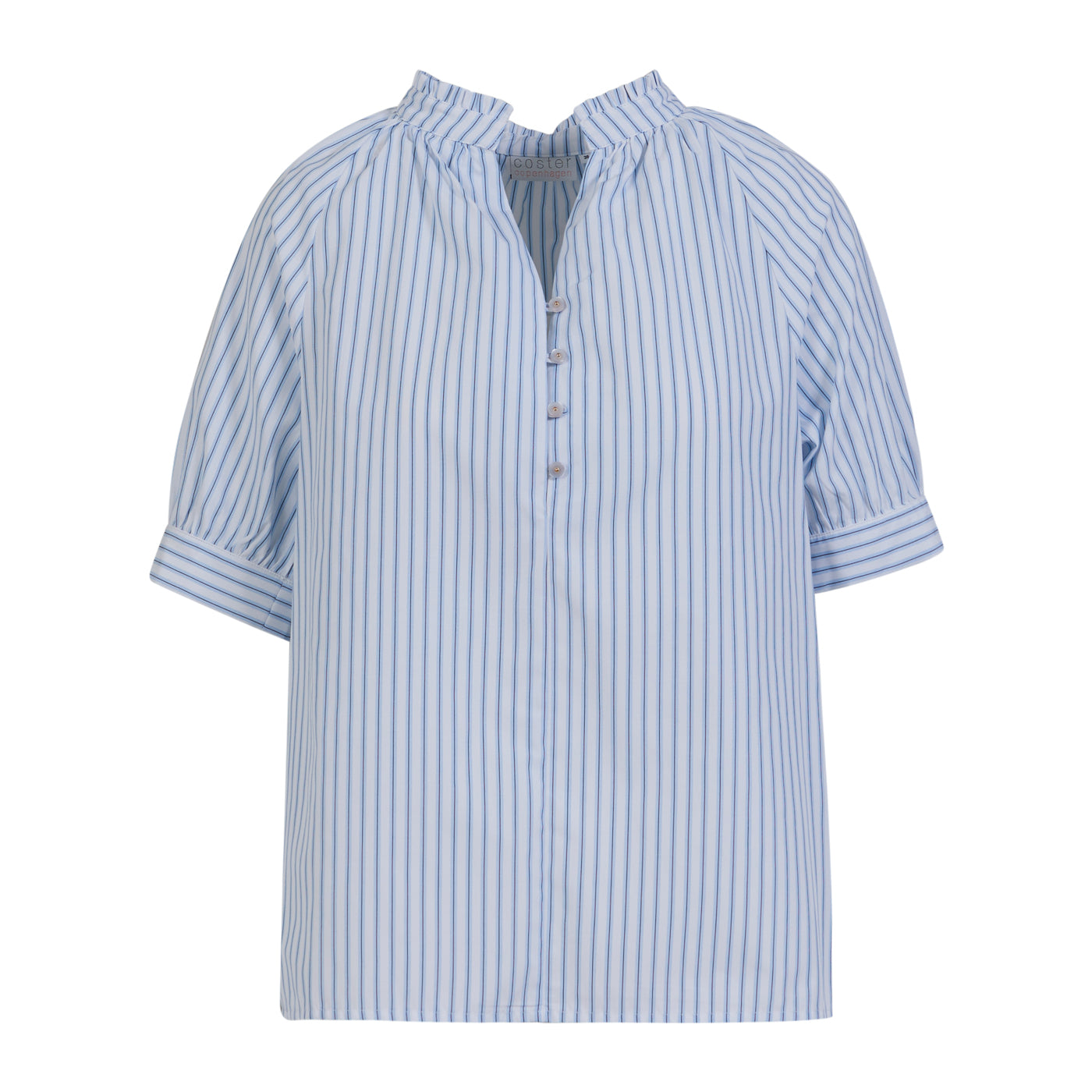 Coster Copenhagen Skjorte Blå Stribet