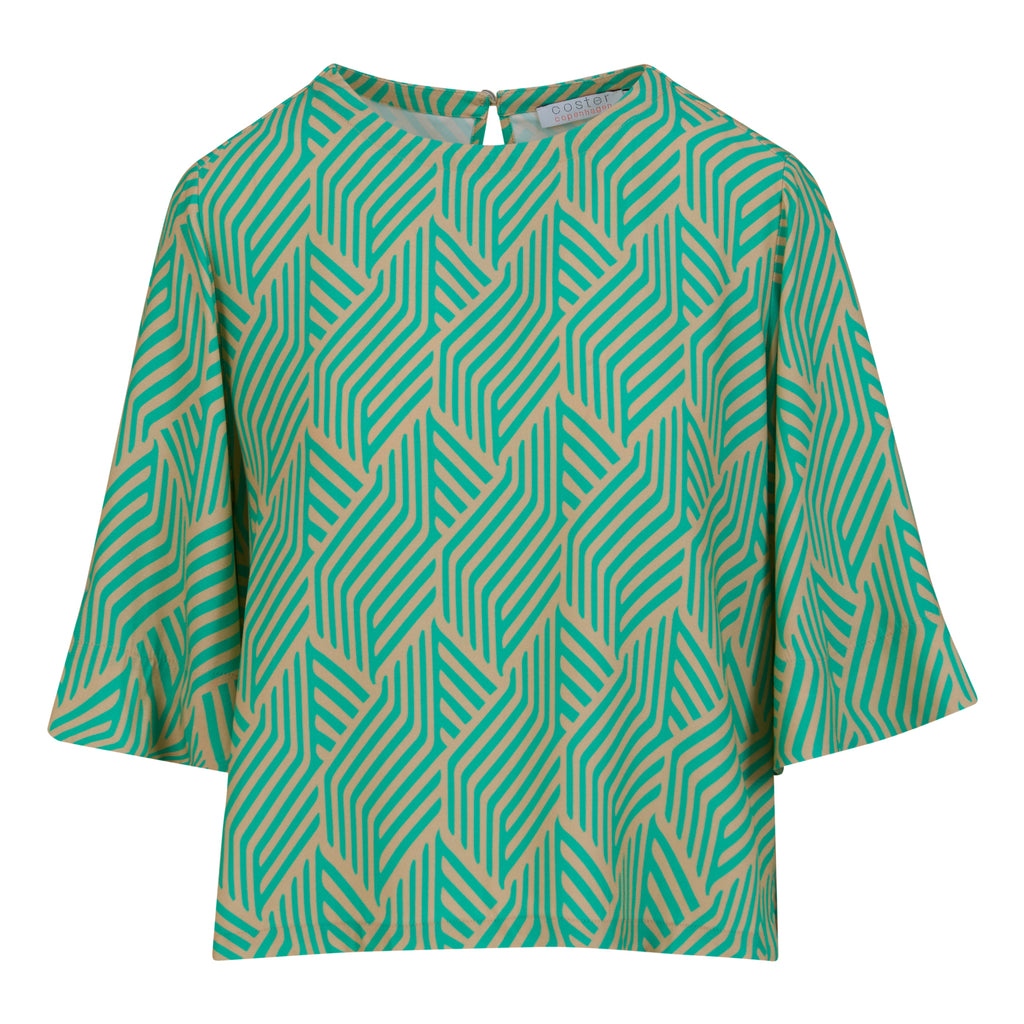 Coster Copenhagen Top Grafisk Print