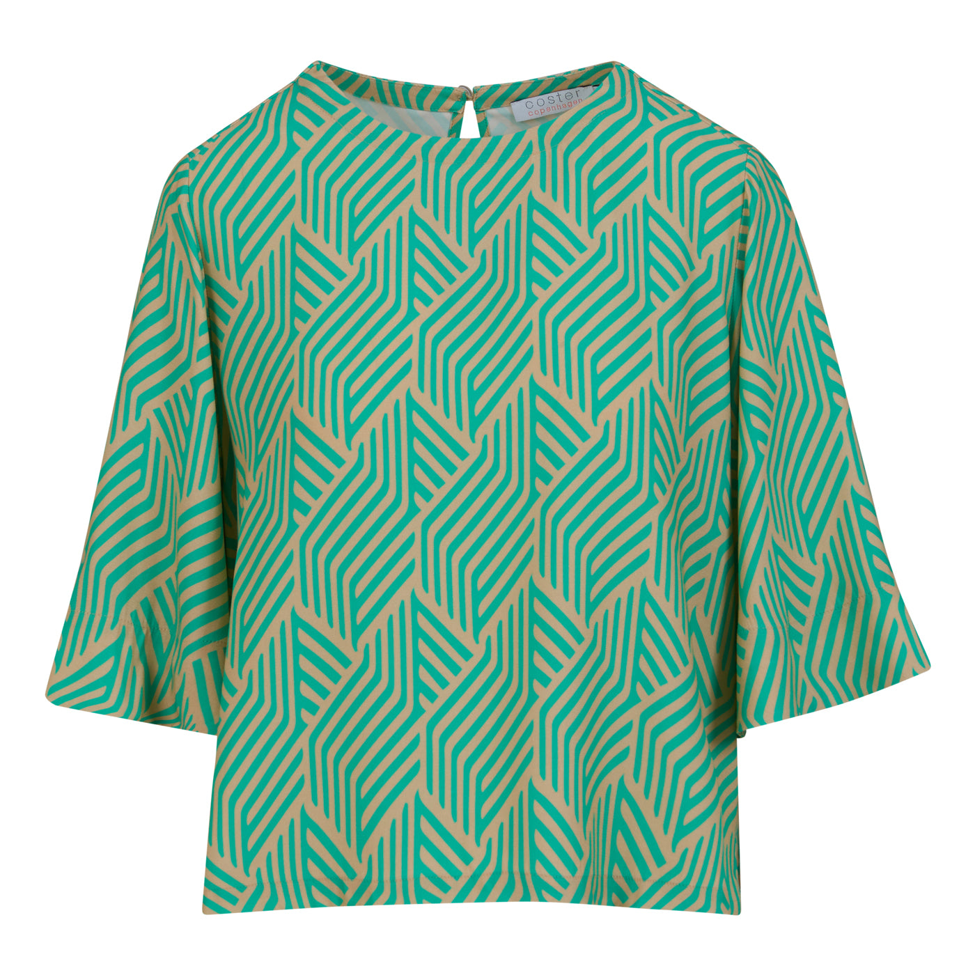 Coster Copenhagen Top Grafisk Print