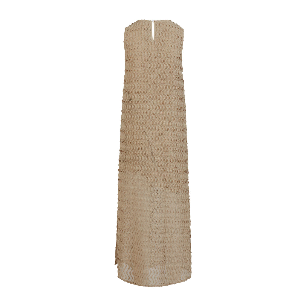 Coster Copenhagen Kjole m. struktur Sand