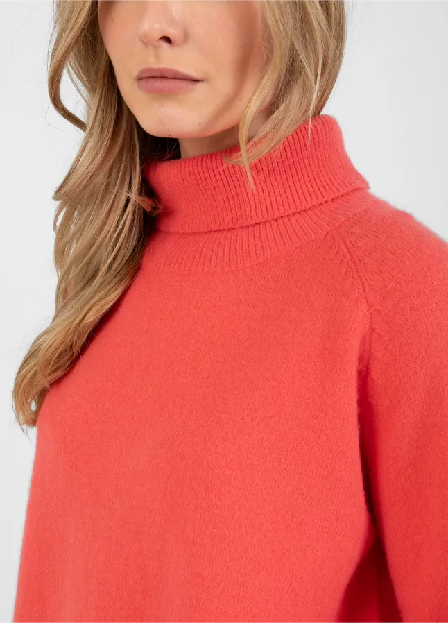 Coster Copenhagen Strik Rullekrave Blå