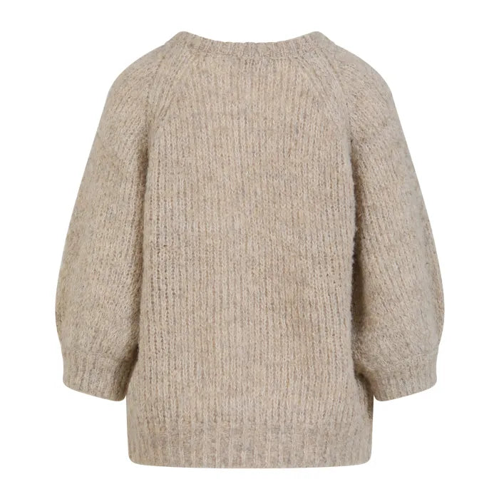 Coster Copenhagen Strik Ballon Ærmer Sand