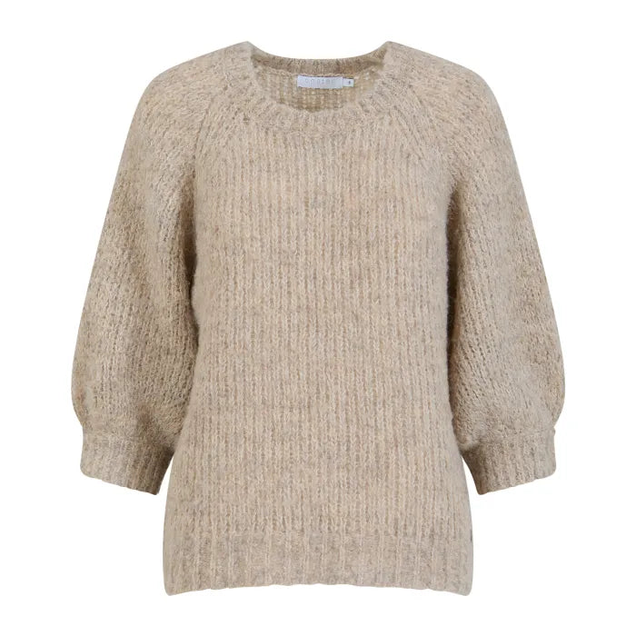 Coster Copenhagen Strik Ballon Ærmer Sand