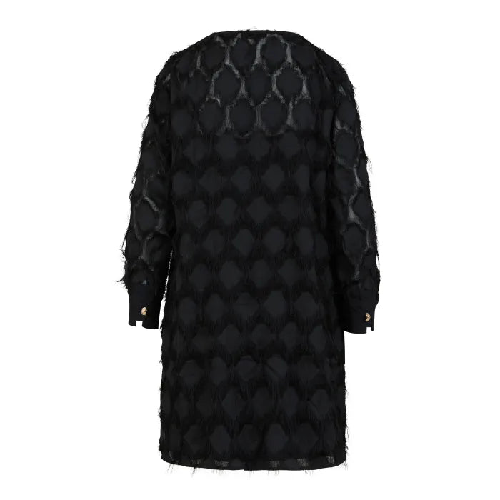 Coster Copenhagen Kjole Fluffy lace Sort