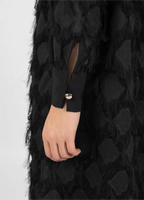 Coster Copenhagen Kjole Fluffy lace Sort