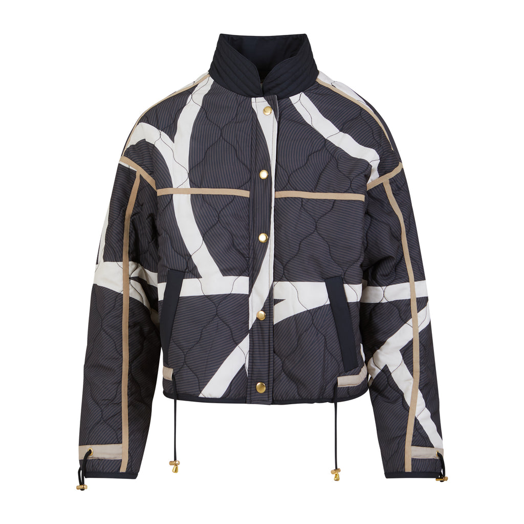 Coster Copenhagen Quiltet Jakke m. Print