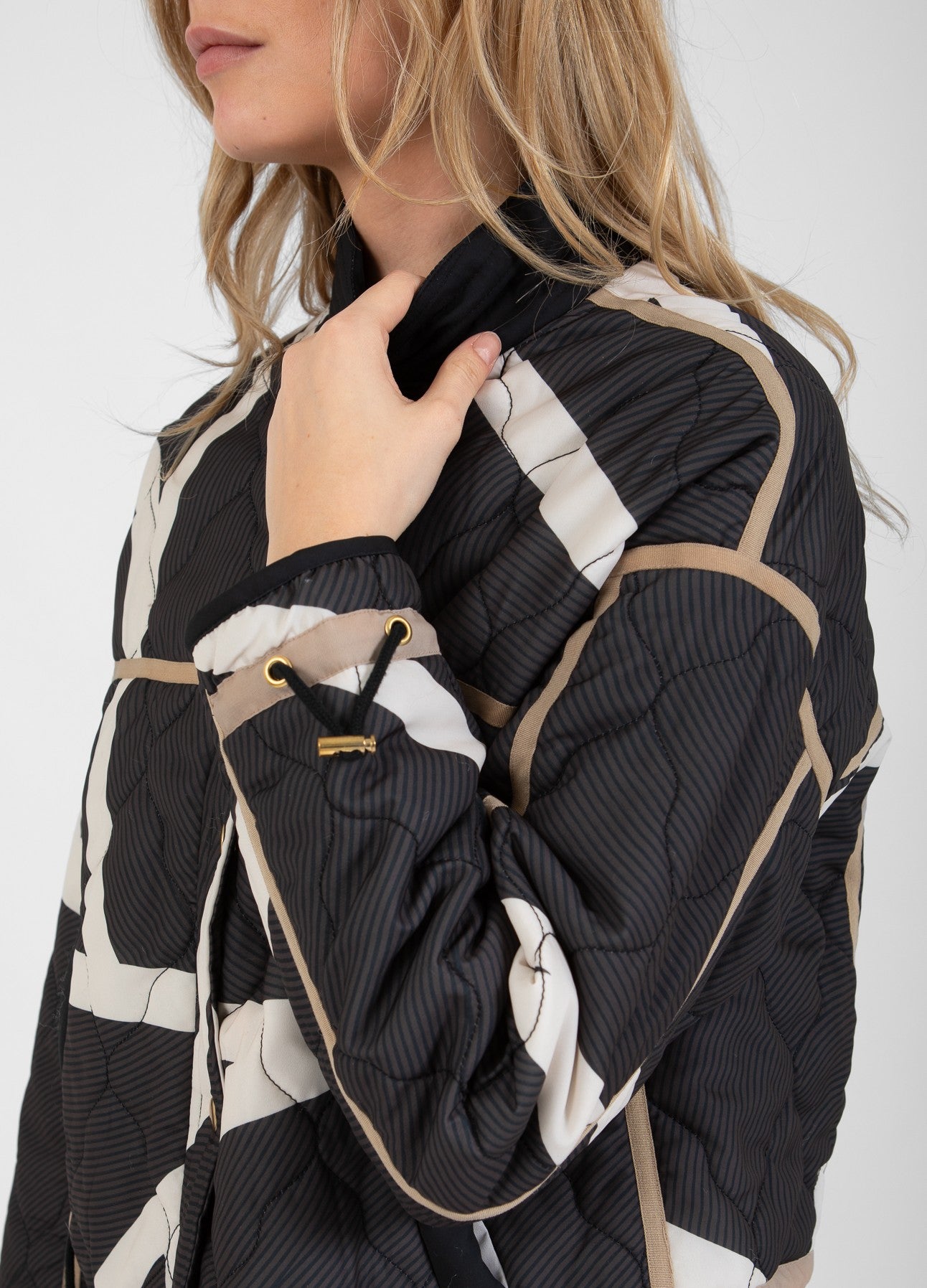 Coster Copenhagen Quiltet Jakke m. Print