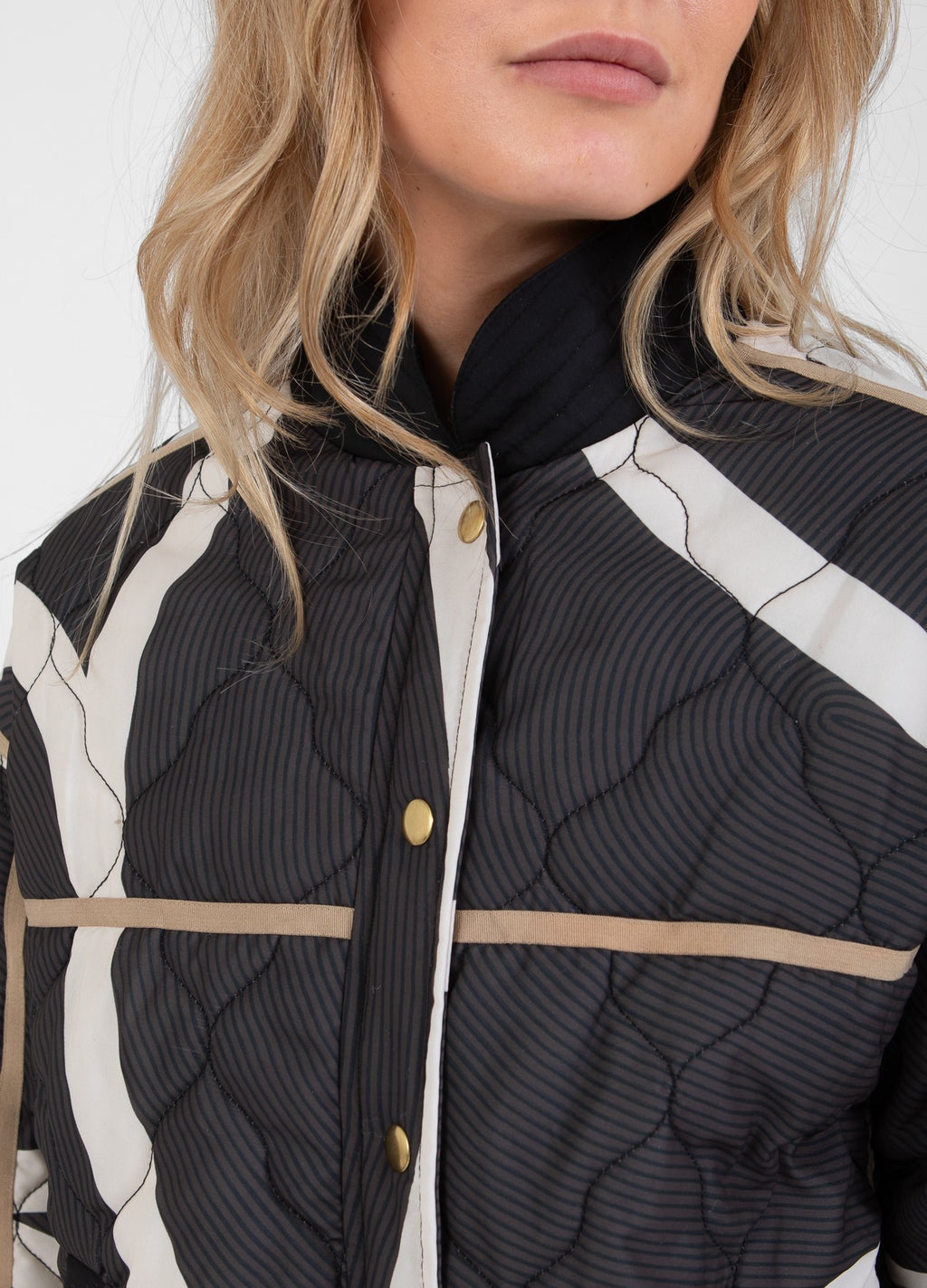 Coster Copenhagen Quiltet Jakke m. Print