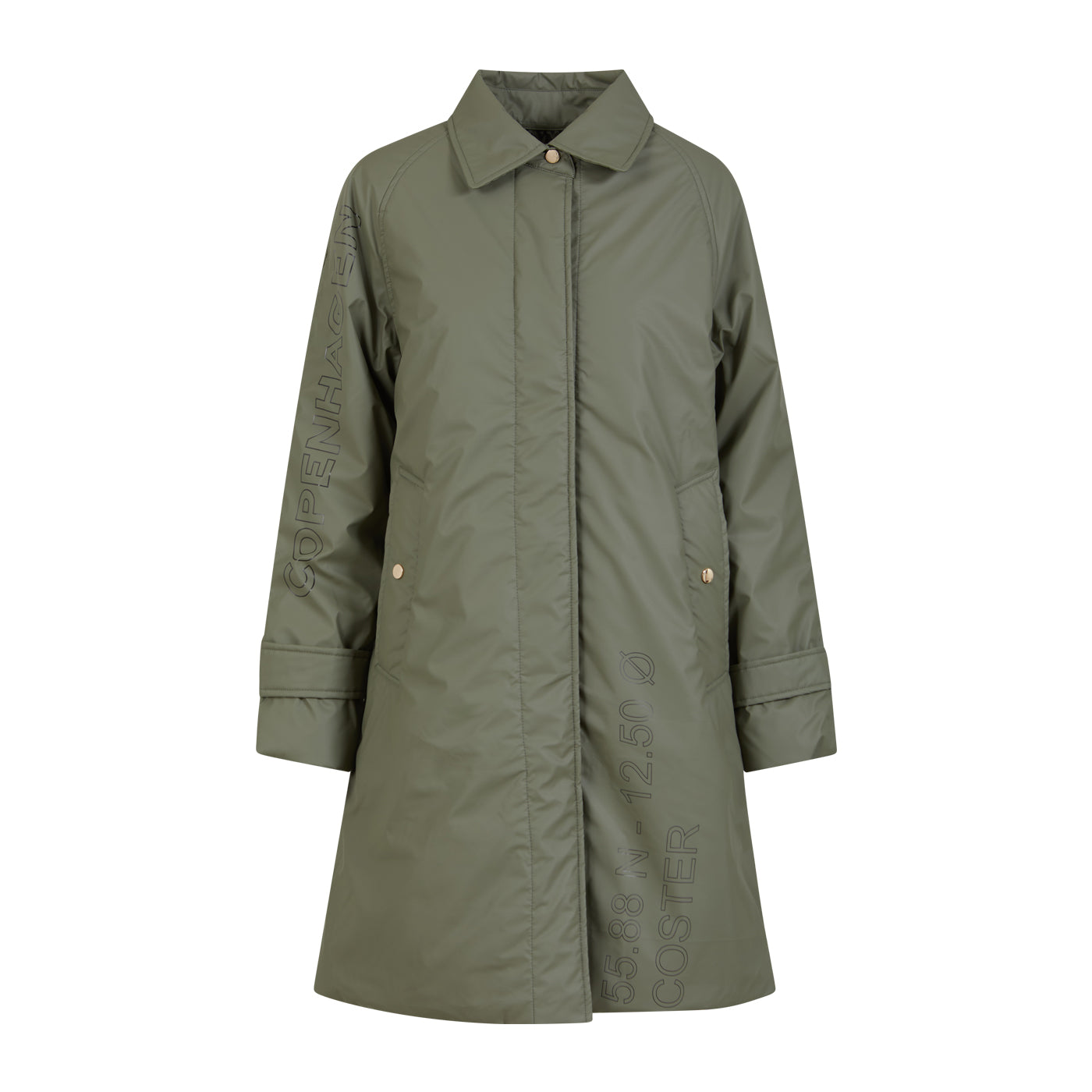 Coster Copenhagen - Vinter Regnjakke Grøn