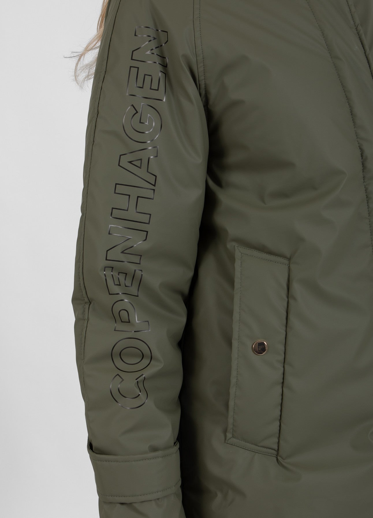 Coster Copenhagen - Vinter Regnjakke Grøn