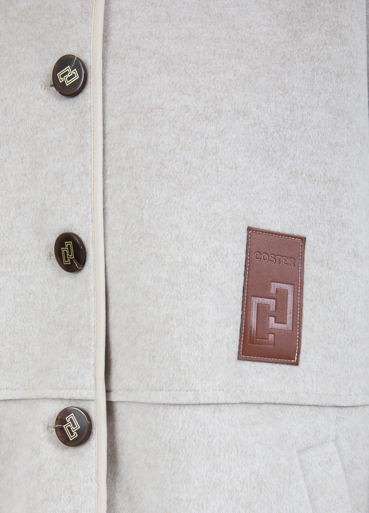 Coster Copenhagen Kort Jakke Creme