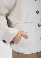 Coster Copenhagen Kort Jakke Creme