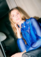 Coster Copenhagen Chiffon Bluse Blå