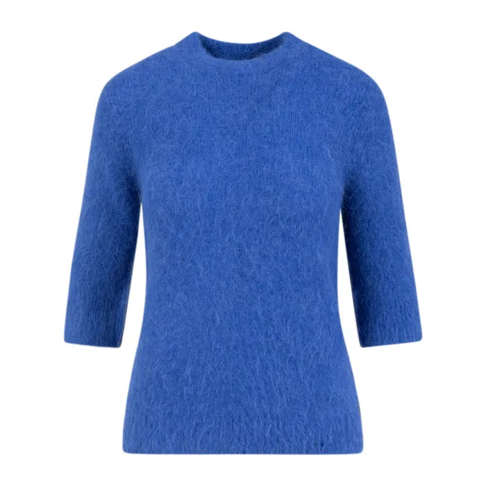 Coster Copenhagen Kortærmet Strik Blå