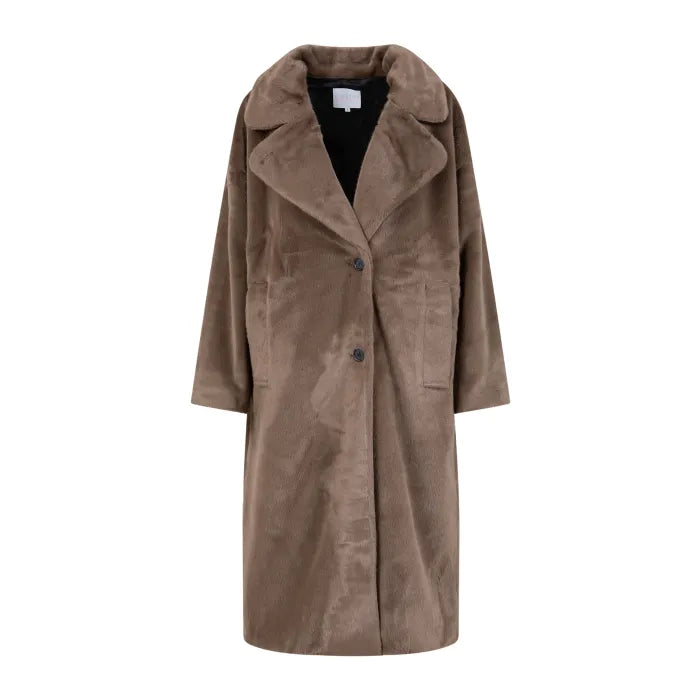 Coster Copenhagen Jakke Fake Fur Beige