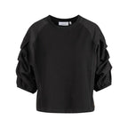 Coster Copenhagen Bluse M. Puff Ærme Sort