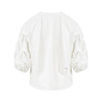 Coster Copenhagen Bluse M. Puff Ærme Hvid