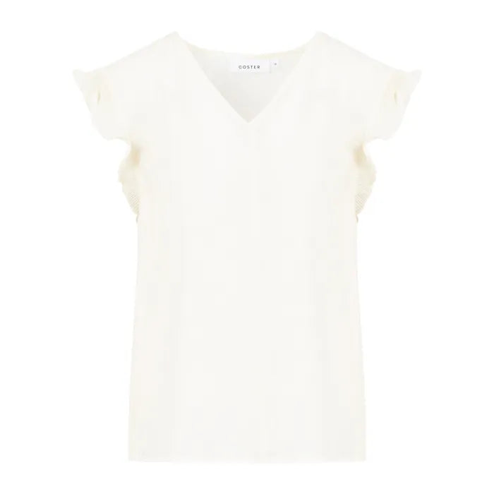 Coster Copenhagen Top m. V-hals & Flæser