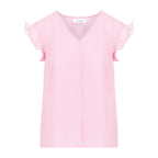 Coster Copenhagen Top m. V-hals & Flæser