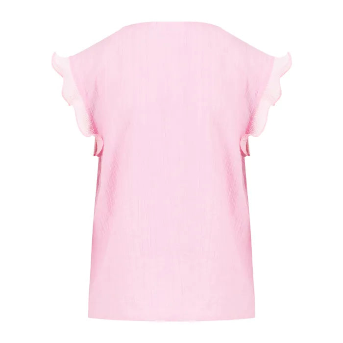 Coster Copenhagen Top m. V-hals & Flæser