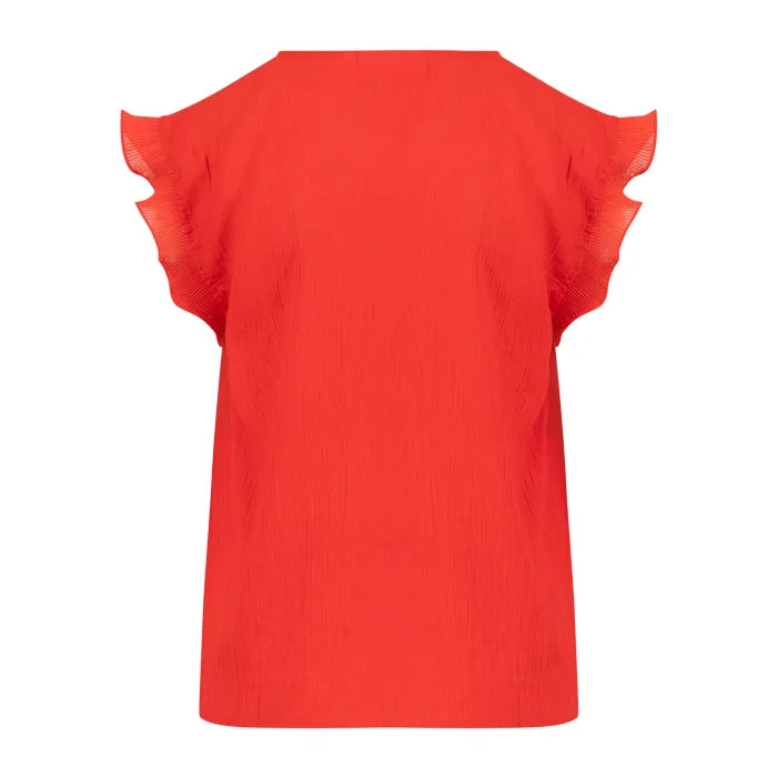 Coster Copenhagen Top m. V-hals & Flæser