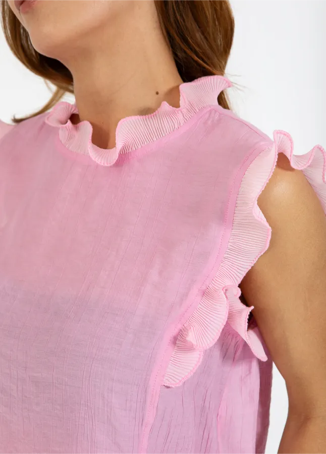 Coster Copenhagen Top m. Flæser