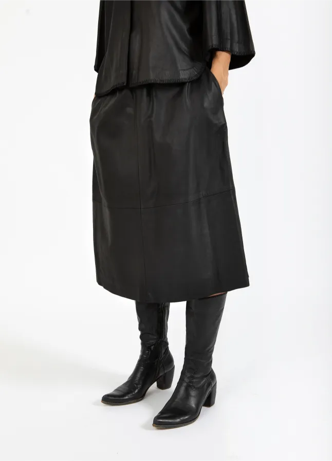 Coster Copenhagen Nederdel Læder Sort