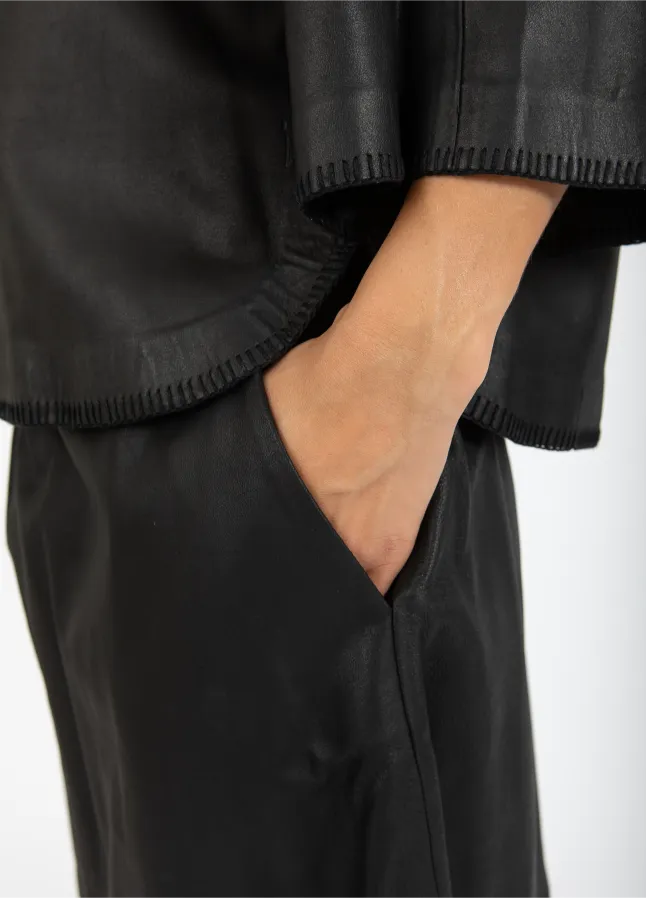 Coster Copenhagen Nederdel Læder Sort