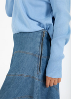 Coster Copenhagen Nederdel Denim Blue