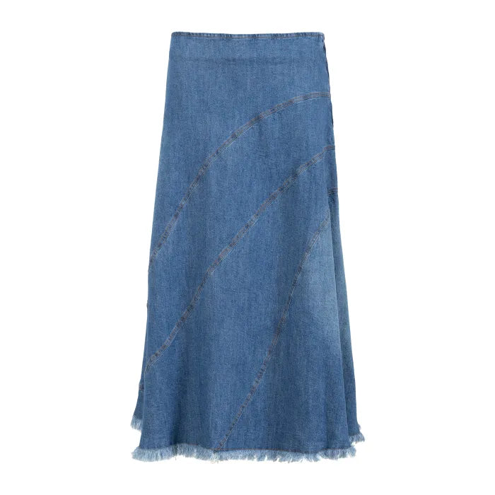 Coster Copenhagen Nederdel Denim Blue