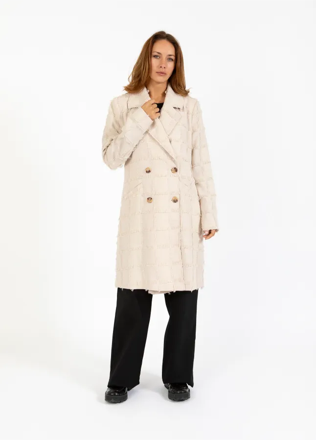 Coster Copenhagen Jakke Frynser Creme