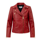 Coster Copenhagen Skind Jakke Lipstick Red