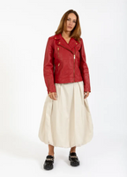 Coster Copenhagen Skind Jakke Lipstick Red