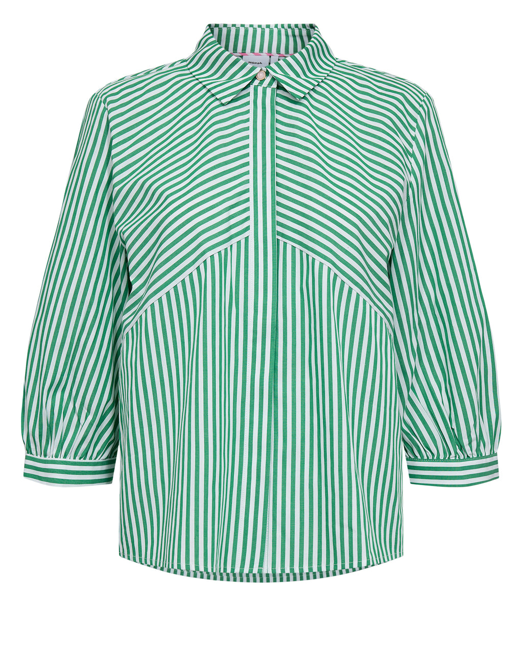 Nümph - Skjorte - Nuerica Grøn Stribet