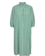 Nümph - Kjole Nuerica - Grøn Stribet