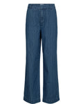 Nümph Nuenitta Bukser Blå Stribet Denim