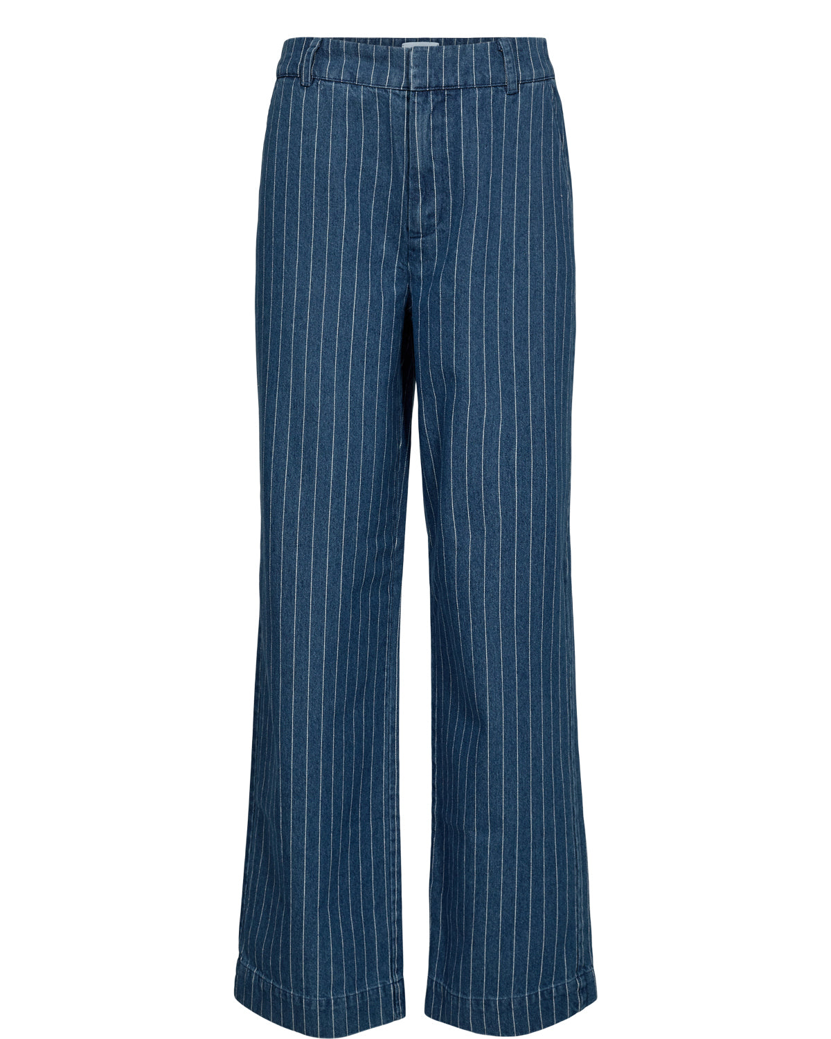 Nümph Buks Nuenitta Blå Stribet Jeans