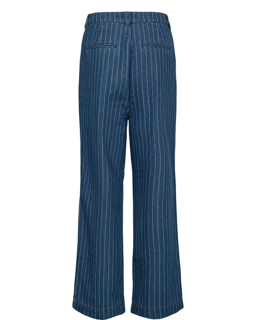 Nümph Nuenitta Bukser Blå Stribet Denim