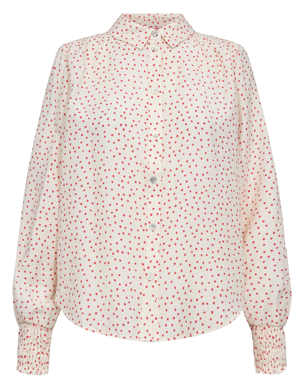 Nümph Skjorte Langærmet Nudani Rød