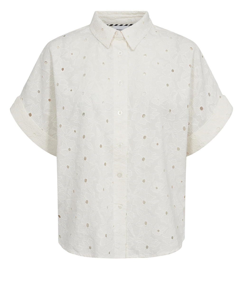 Nümph Kortærmet Skjorte Nukari Hvid