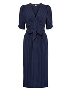 Nïmph Hør Kjole Nuallyson Blå