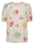 Nümph Kortærmet Skjorte Numoira Printet