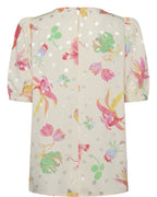 Nümph Kortærmet Skjorte Numoira Printet