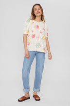 Nümph Kortærmet Skjorte Numoira Printet