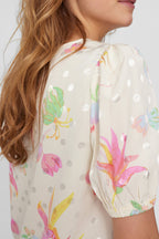 Nümph Kortærmet Skjorte Numoira Printet