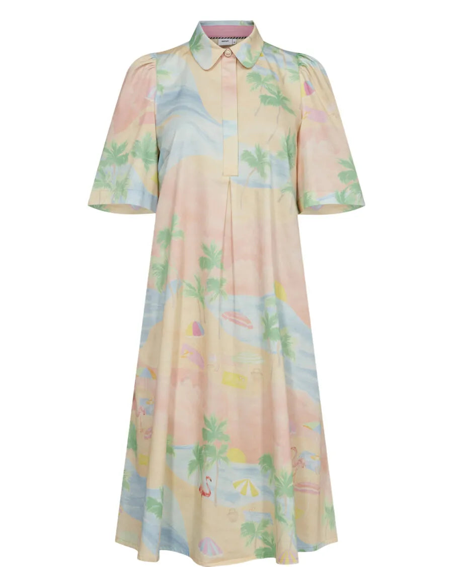 Nümph Kjole Nukarmen Printet