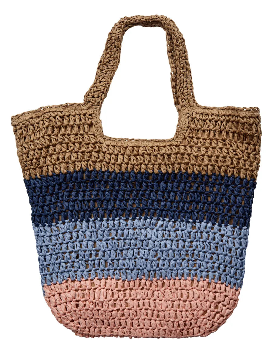 Nümph Strå Taske Nucirkeline Blå