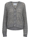 Nümph Cardigan Nurietta Pointelle Grå
